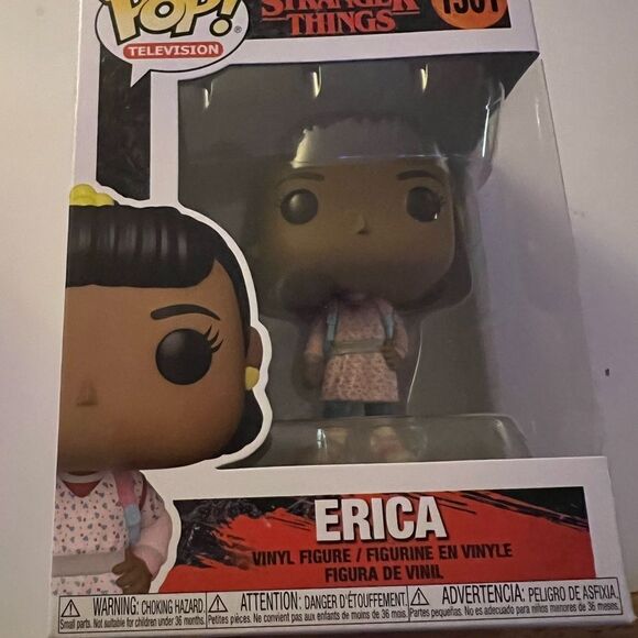 Funko Pop ERICA Stranger Thingss Video Figure - Picture 3 of 6